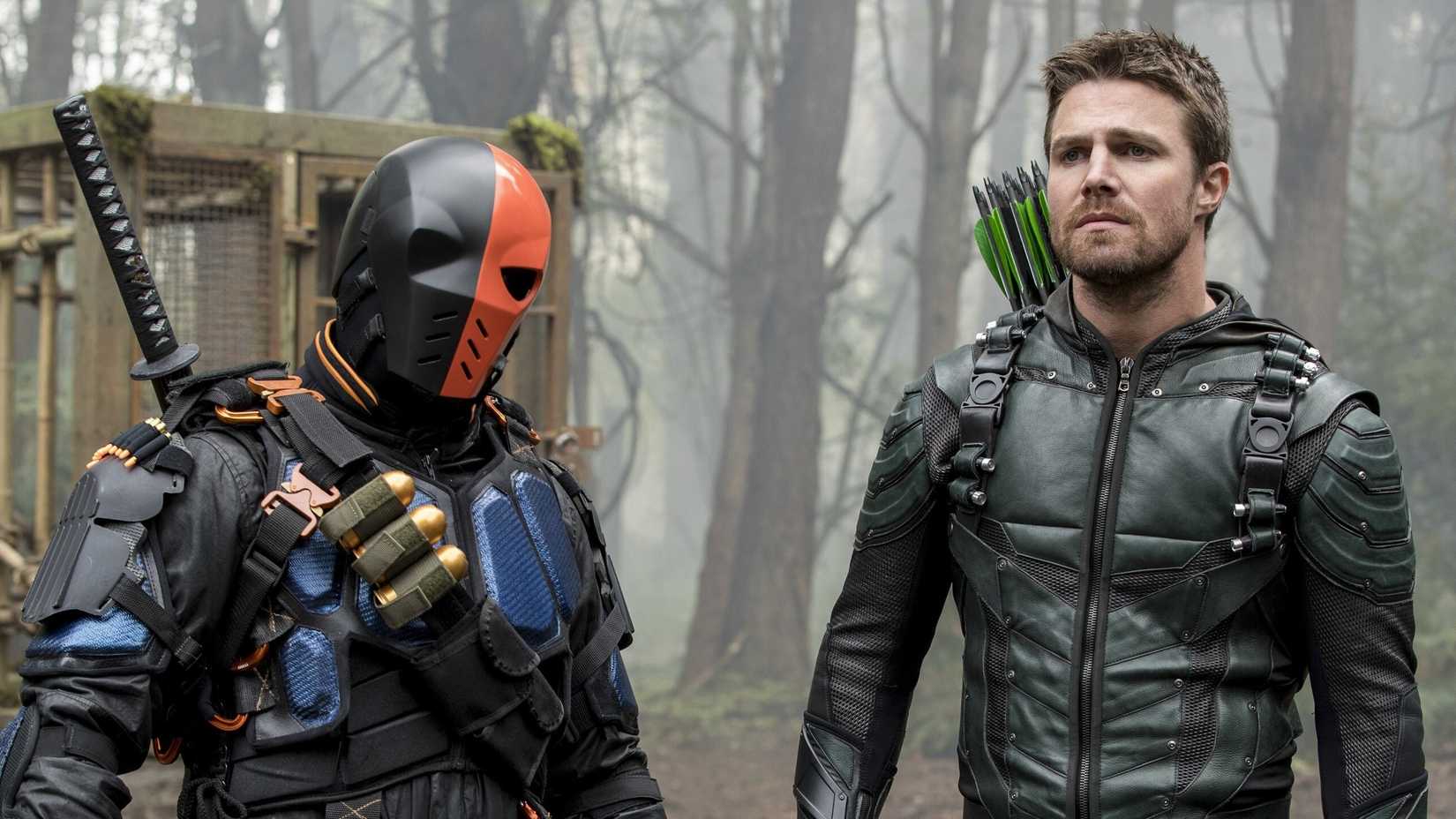 Slade and Oliver in Arrow