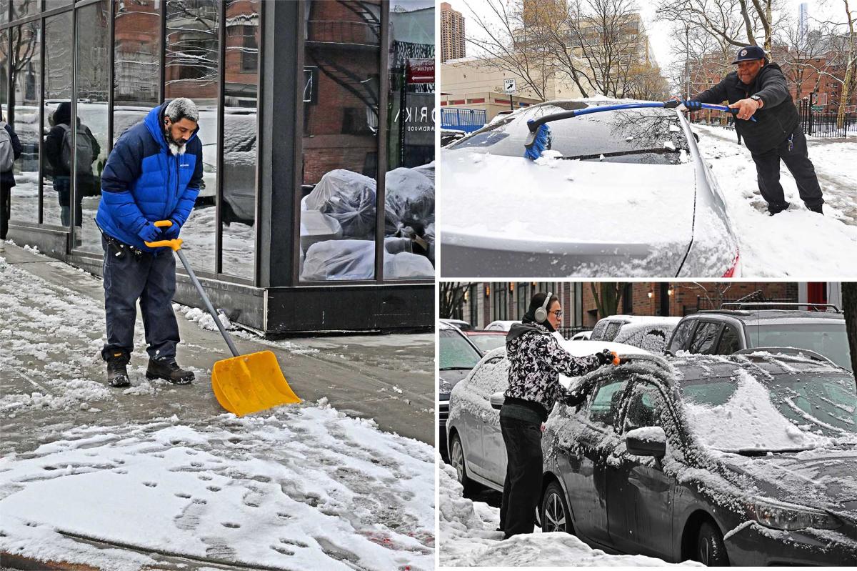 NYC wakes up to fresh snow — with even more expected