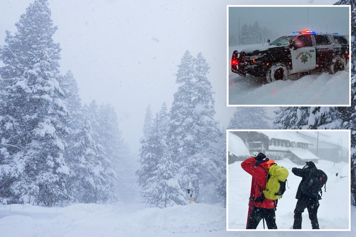 Up to 10 skiers missing after avalanche near Lake Tahoe