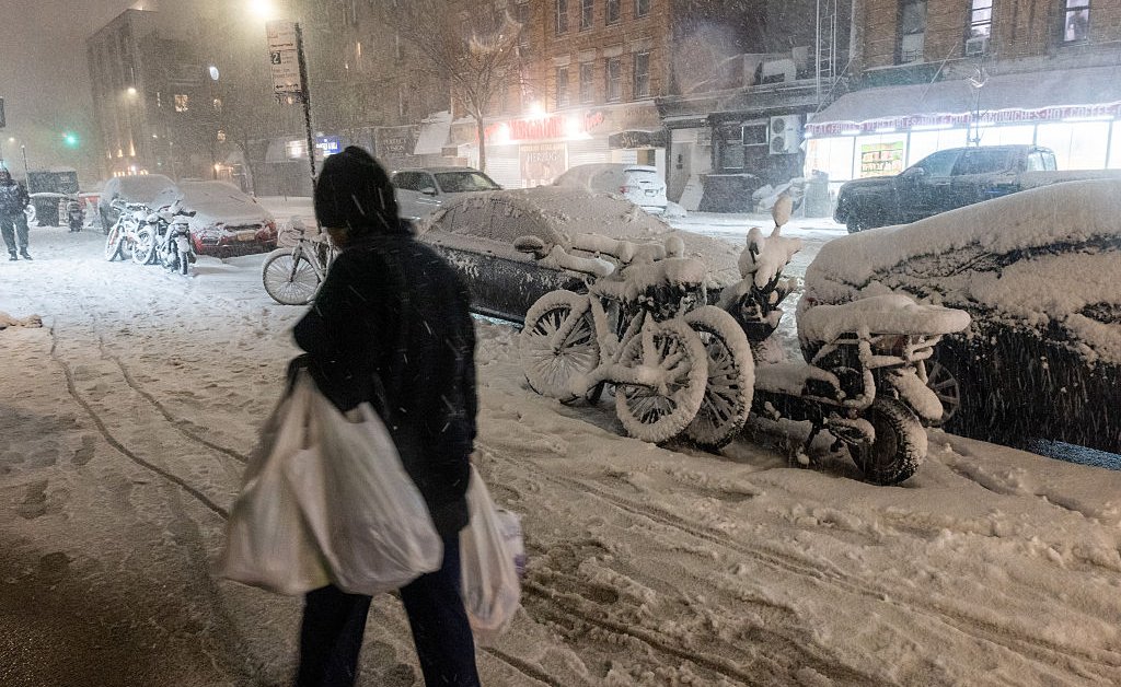 Several States Lock Down Amid East Coast Blizzard