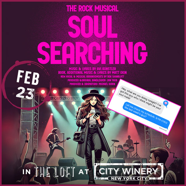 City Winery NYC presents Selections from The Rock Musical Soul Searching In Concert
