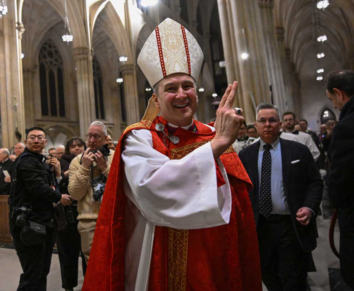 Incoming Archbishop Ronald Hicks speaks at prayer service on eve of becoming leader of New York’s Catholics