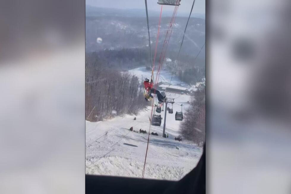 Stranded skiers rescued from gondola cabins in New York after mechanical failure