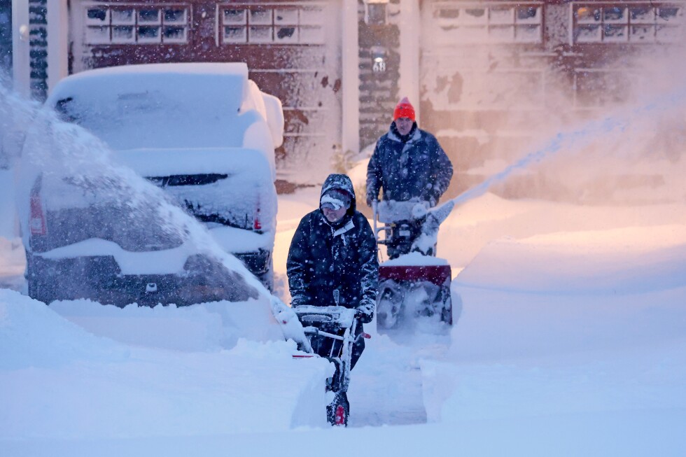 Photos of massive snowstorm striking northeast US