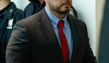 New York City police officer convicted in cooler throwing death