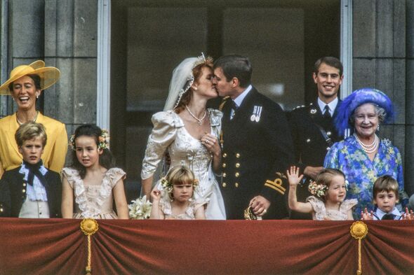 Newlywed Duke & Duchess Of York On A Buckingham Palace Balcony