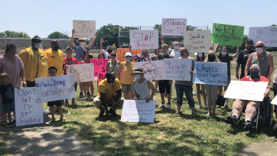 outdoor school rally