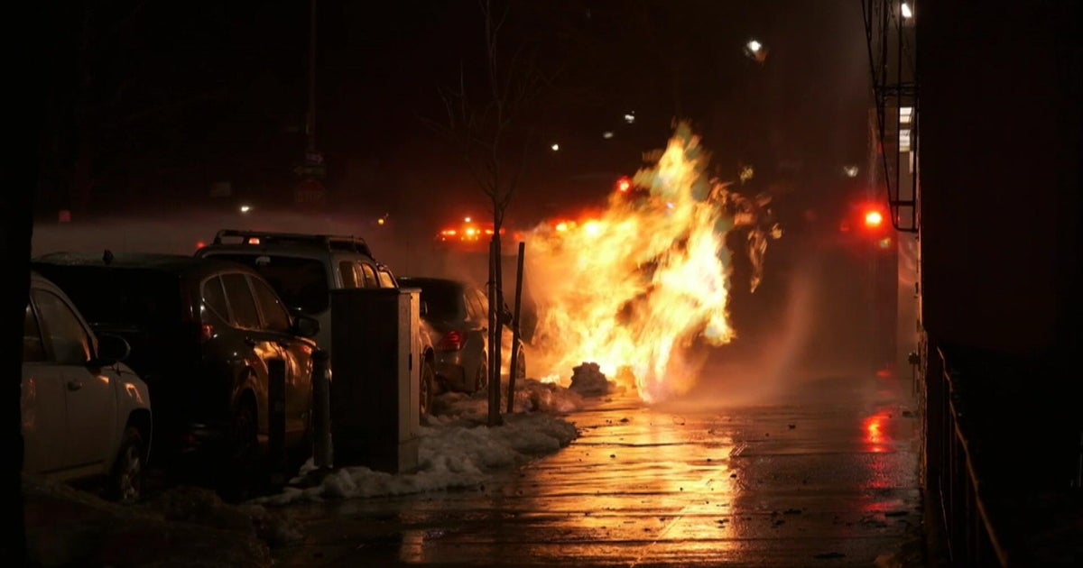 Dramatic video shows Brooklyn manhole fires incinerating cars after causing building evacuation