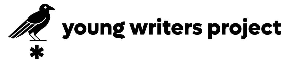 A logo for the young writers project with a bird and asterisk.