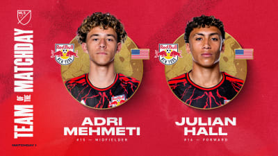 Adri Mehmeti, Julian Hall Named to MLS Team of the Matchday