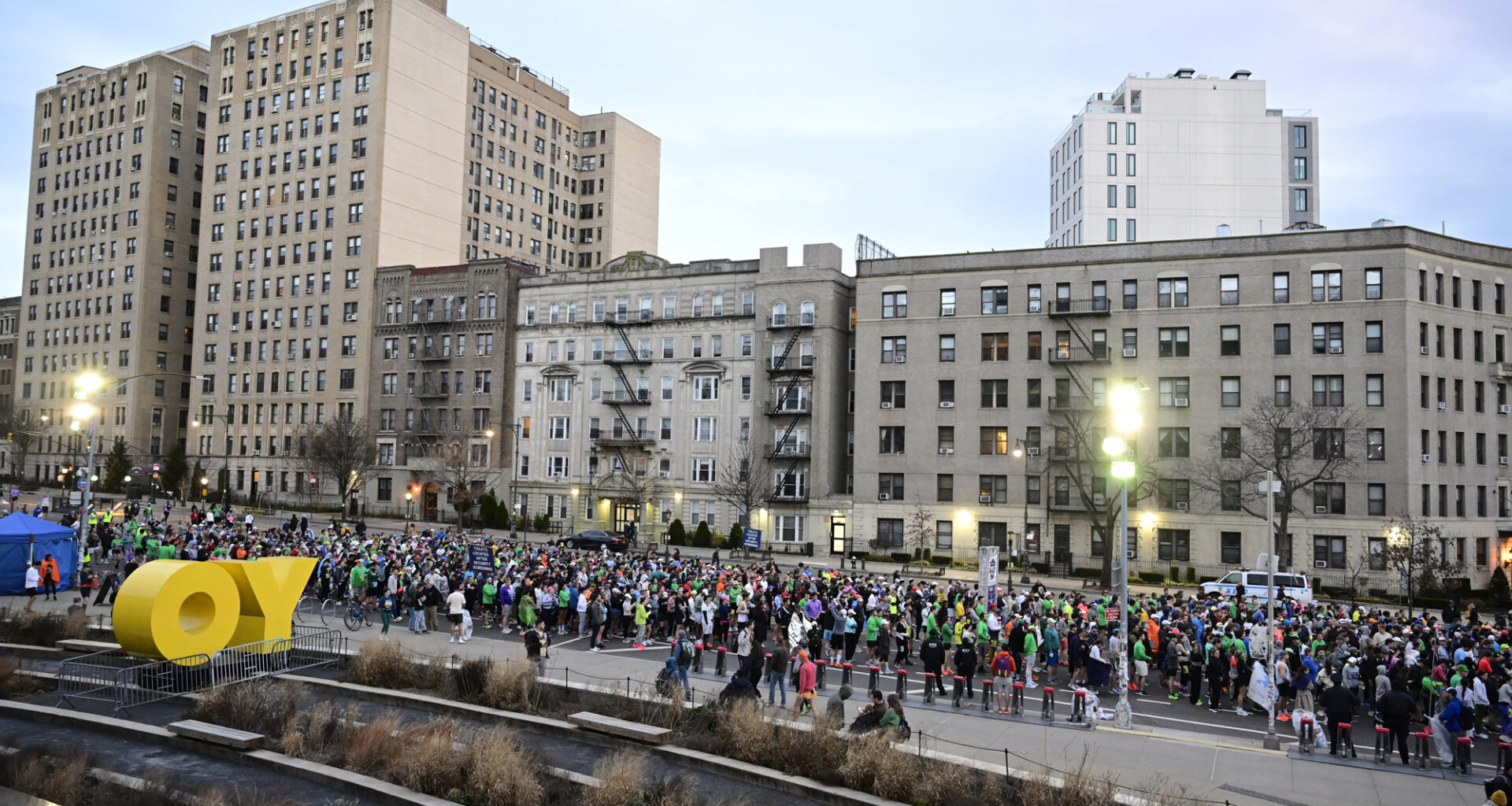 UA NYC Half 2024 start landscape