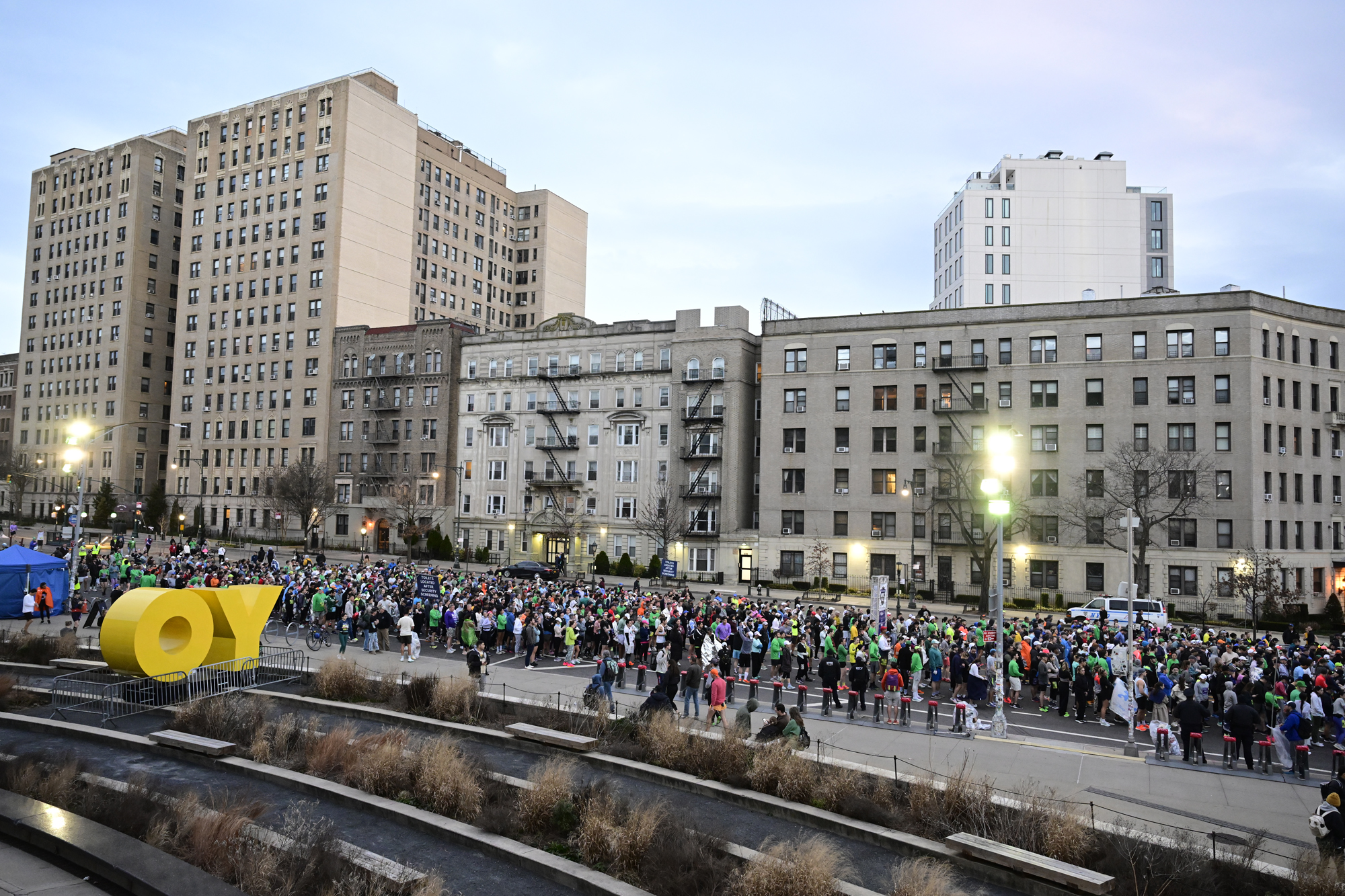UA NYC Half 2024 start landscape