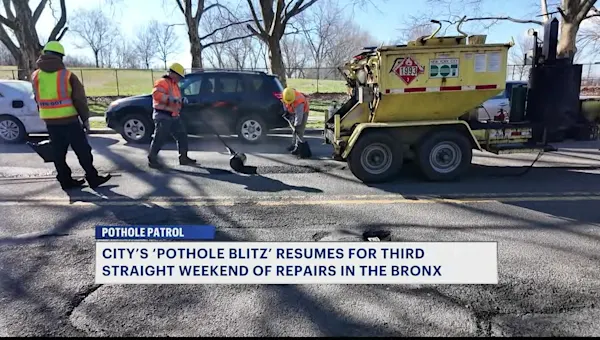 News 12 | Brooklyn | Third pothole blitz weekend underway in New York City