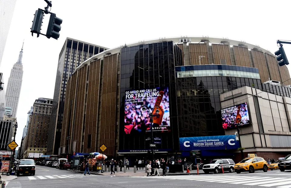 President Donald Trump is open to moving New York City's famed Madison Square Garden to make room for a new Penn Station, according to a new report (Getty Images)