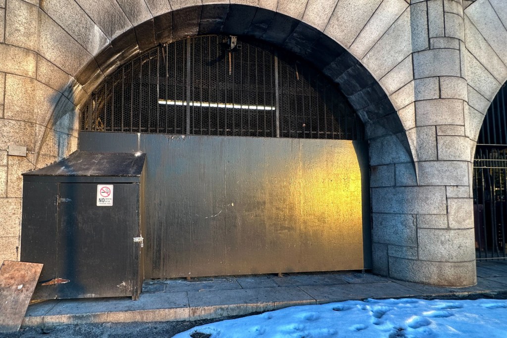 A public bathroom was closed in a Howard Beach park,
