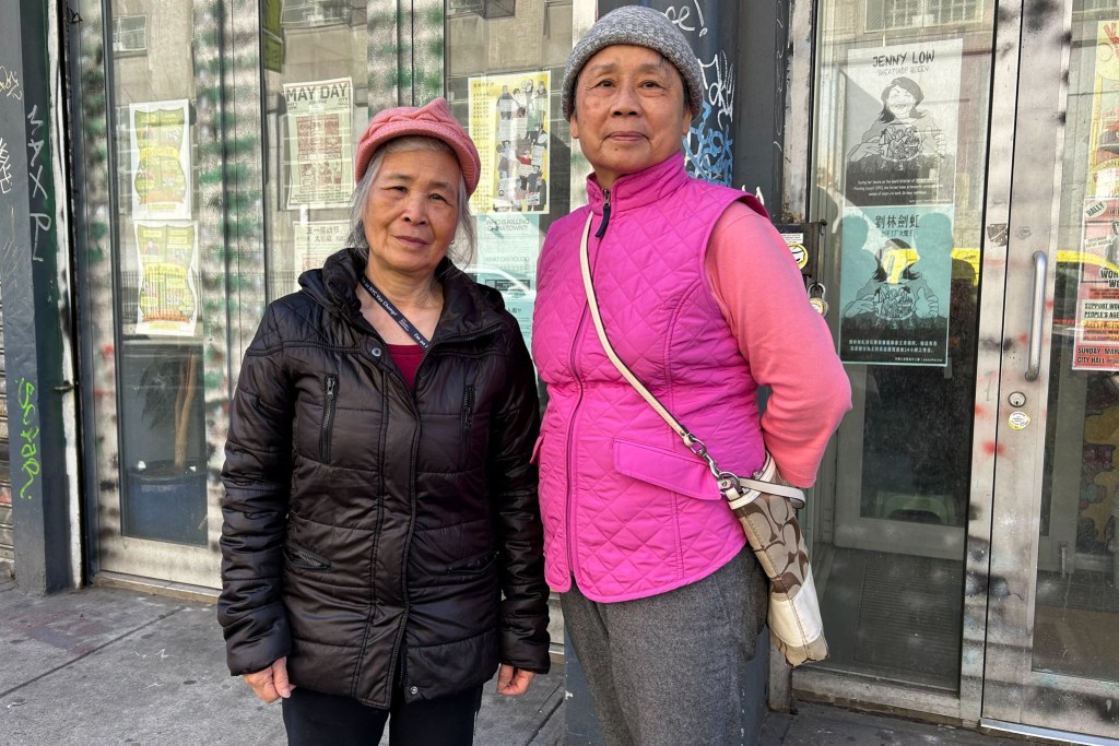 Home health aides Gui Zhu Chen, left, and Lai Yee Chan say they were both forced into early retirement due to the physical toll of their 24-hour shifts,