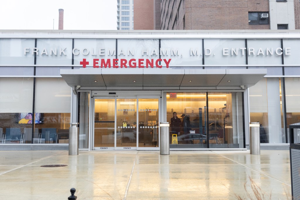 The Brooklyn Hospital Center sits at the intersection of Fort Greene and Downtown Brooklyn,