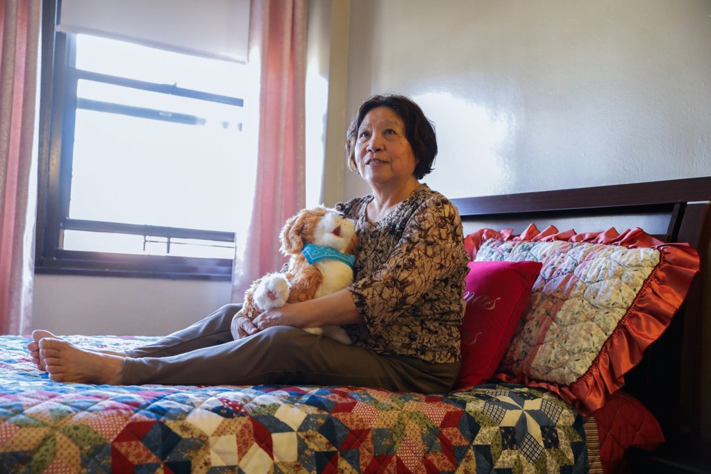 NYCHA resident Yu Zhen Story spoke about being pressured to move from her Chelsea Addition home,
