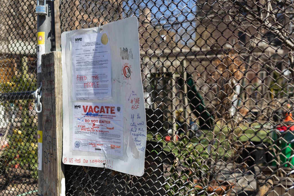 The Bushwick City Farm community garden in Brooklyn was under threat of closing after getting vacate orders from the Department of Buildings