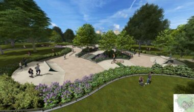 A New Skate Park Will Take Over the Middle of Brooklyn Park