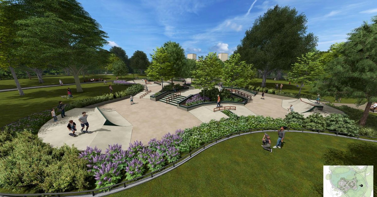 A New Skate Park Will Take Over the Middle of Brooklyn Park