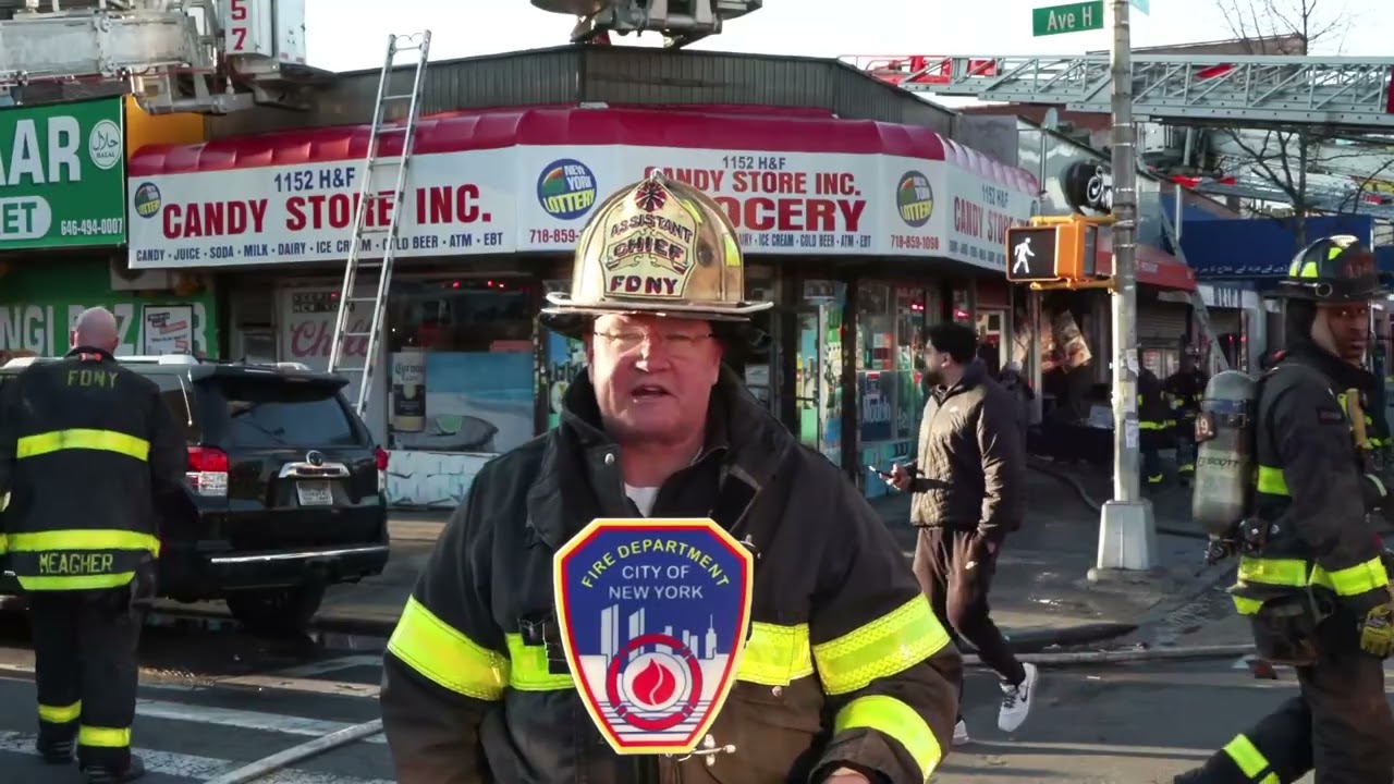 FDNY officials provide update on 3-alarm fire in Brooklyn
