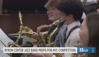 Byron Center Jazz Band seniors prepare for prestigious NYC competition