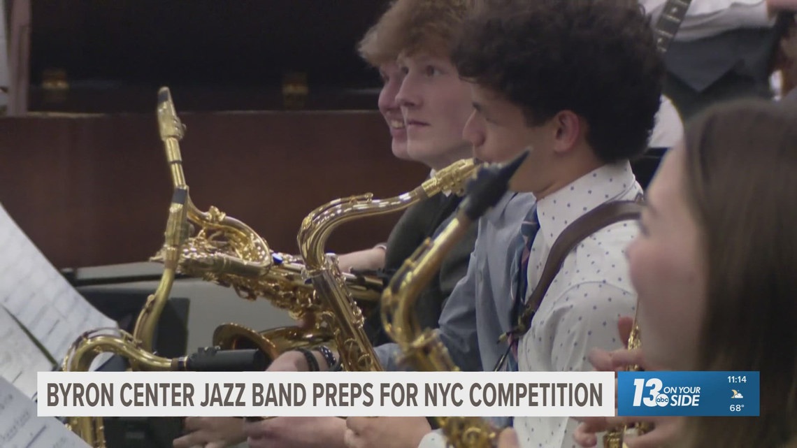 Byron Center Jazz Band seniors prepare for prestigious NYC competition