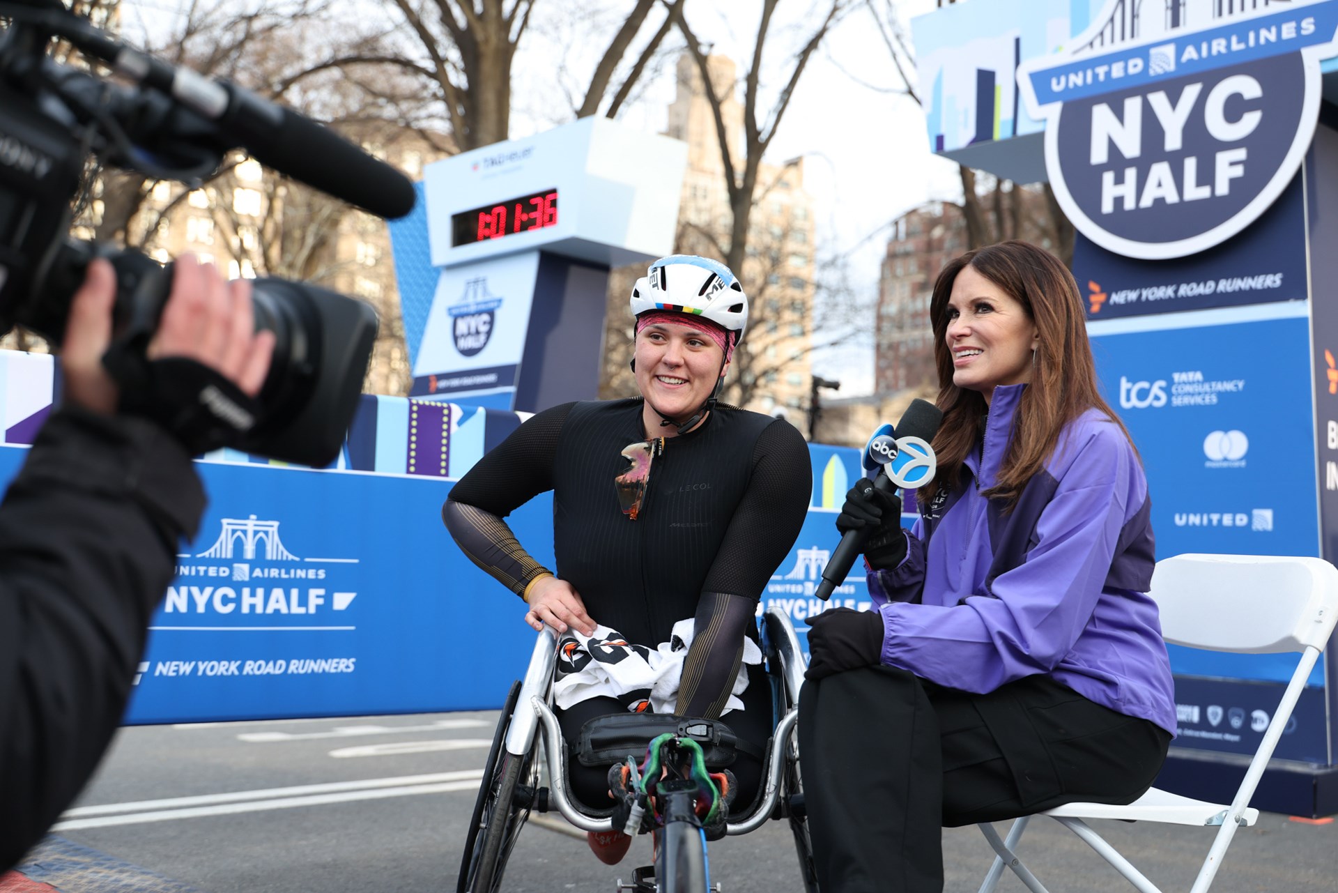 2026 United Airlines NYC Half Finish