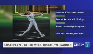 Bullard's Brooklyn Brannen hits 700 career strikeouts in Bullard softball win