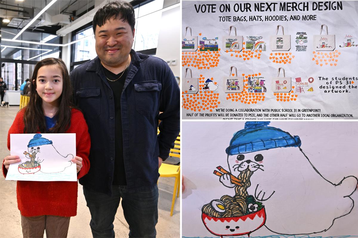 How a fifth-grader's hand-drawn logo became trendy NYC nabe's hottest new design