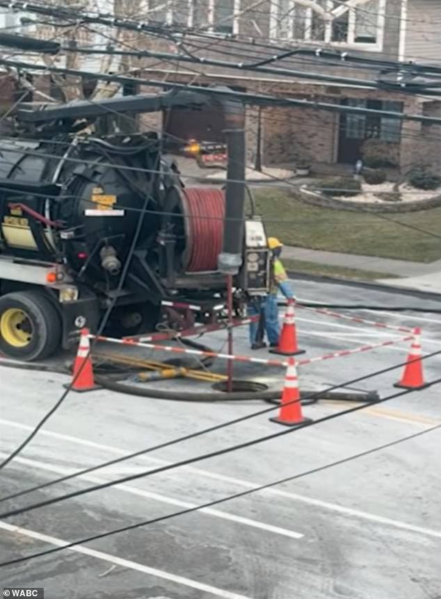 The city's Department of Environmental Protection inspected and cleaned the sewers, but residents say the smell has not gone away