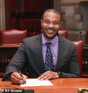 At Hochul's request, Mamdani's team hid state Senator Jabari Brisport from camera view during a January press event celebrating his expansion of free childcare