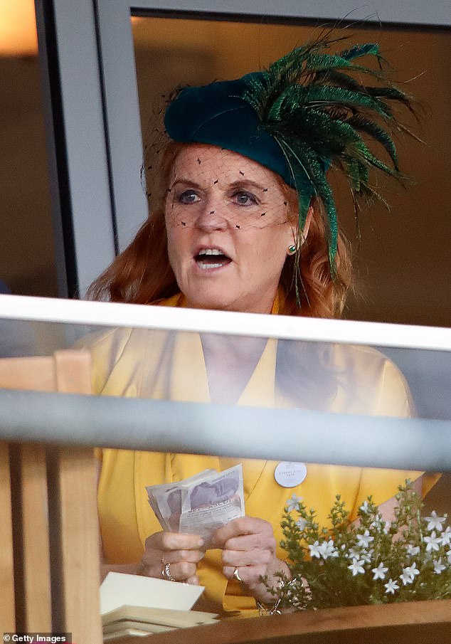 In the early 90s, Fergie developed a keen interest in showjumping... with Clive Garrad, who was later jailed for VAT fraud, bankrolling the purchase of a horse