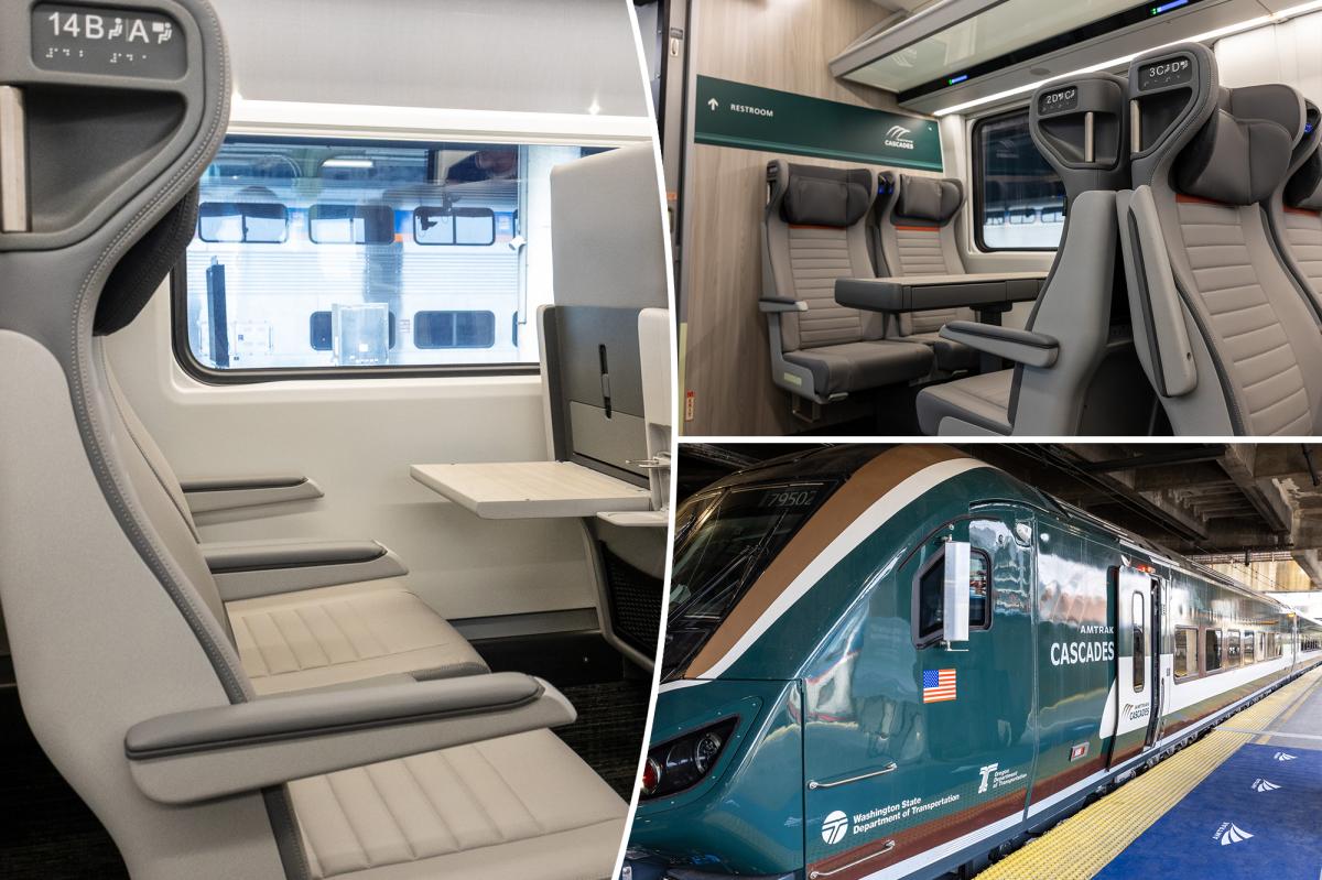 A look inside Amtrak’s new 125-mph Airo trains