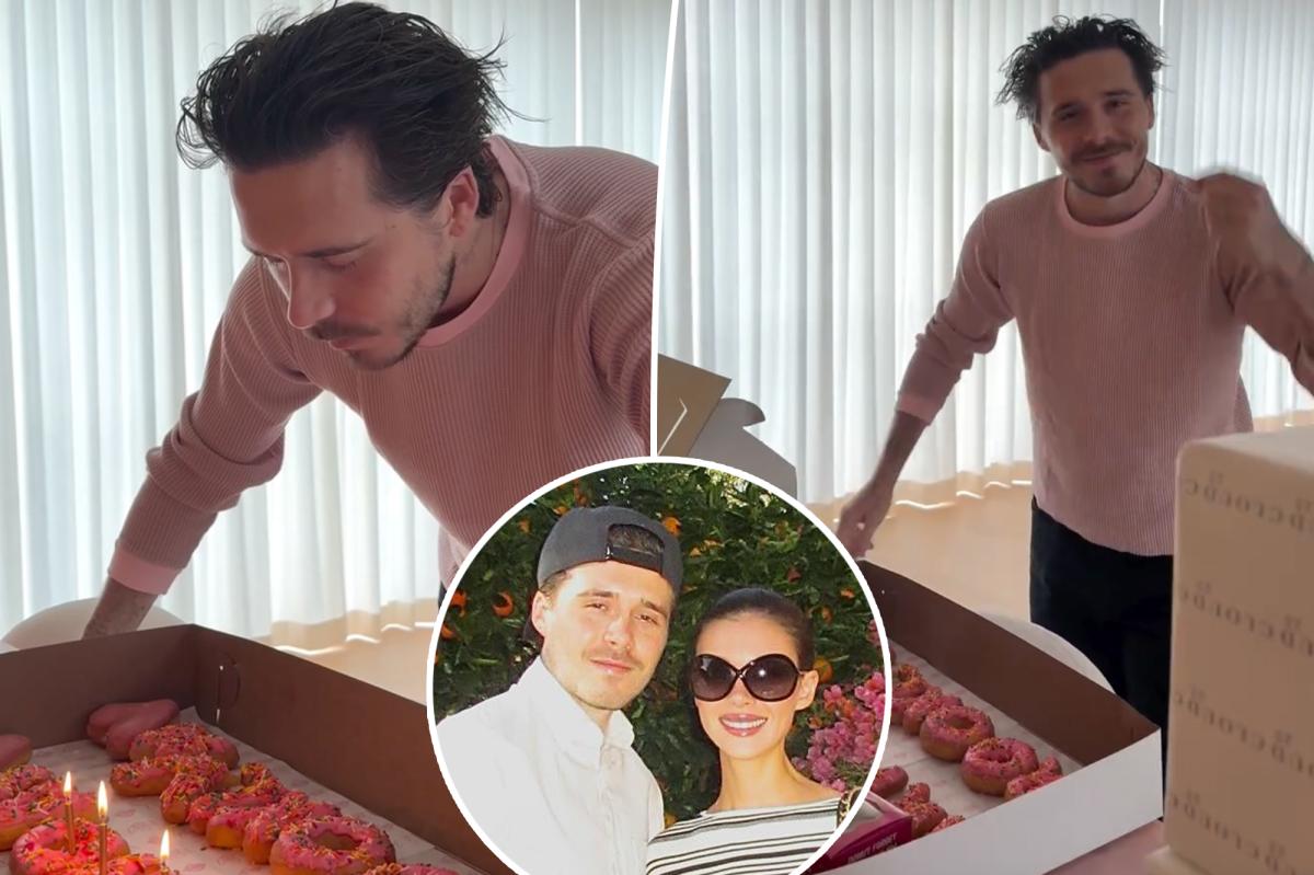 Nicola Peltz treats Brooklyn Beckham to birthday surprise as they fail to acknowledge his family's messages