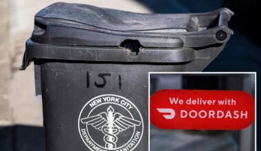 City promotes new 'official NYC garbage bin' delivery from Doordash, UberEats, Instacart