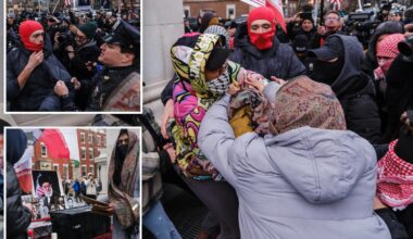 Anti-regime protester attacked at deluded NYC vigil for Khamenei