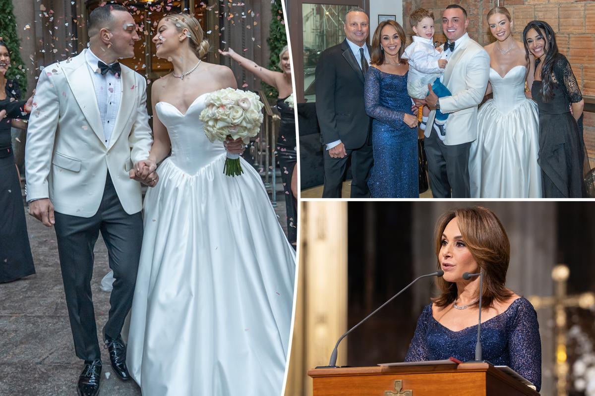 'Good Day New York' anchor Rosanna Scotto's son marries in celebrity-studded, 'fairytale' NYC wedding