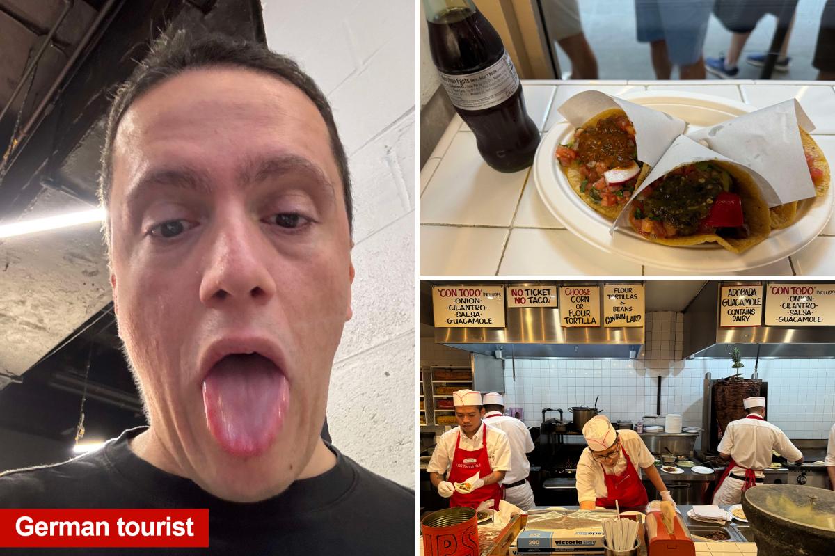 German tourist sues NYC taco shop for $100K over dangerously 'spicy' hot sauce that left him in 'nonstop' pain: suit