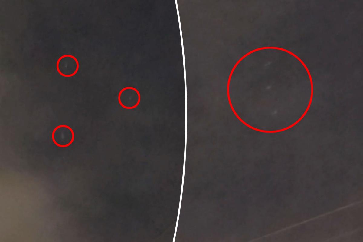 Queens man spots mystery orbs flying over NYC.
