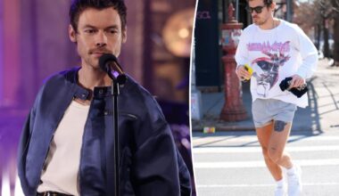 Harry Styles walks the 5-mile commute from Brooklyn to 'Saturday Night Live' rehearsals