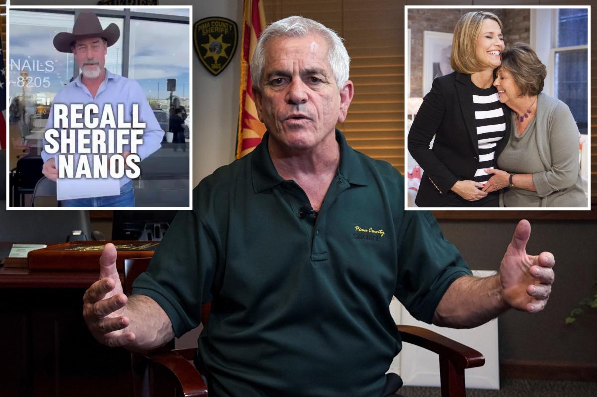Sheriff leading Nancy Guthrie investigation faces massive recall effort from furious locals