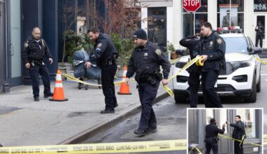 NYC skate shop security guard slashed on neck by violent would-be customer who tried to cut line: cops, sources