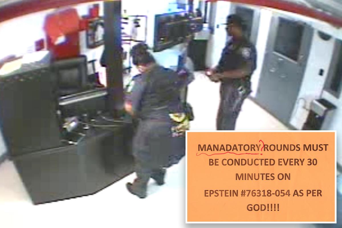New video shows guards milling about while Epstein a few feet away in his cell, possibly dead