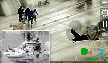 NYPD Aviation Unit lands on ship, makes heart-stopping rescue of man at sea