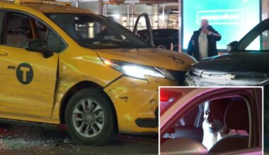 Armed maniac steals NYC taxi for joyride — sparking wild police chase ending in crash