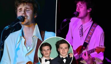 Tearful Cruz Beckham takes aim at 'loneliest' brother Brooklyn in new song