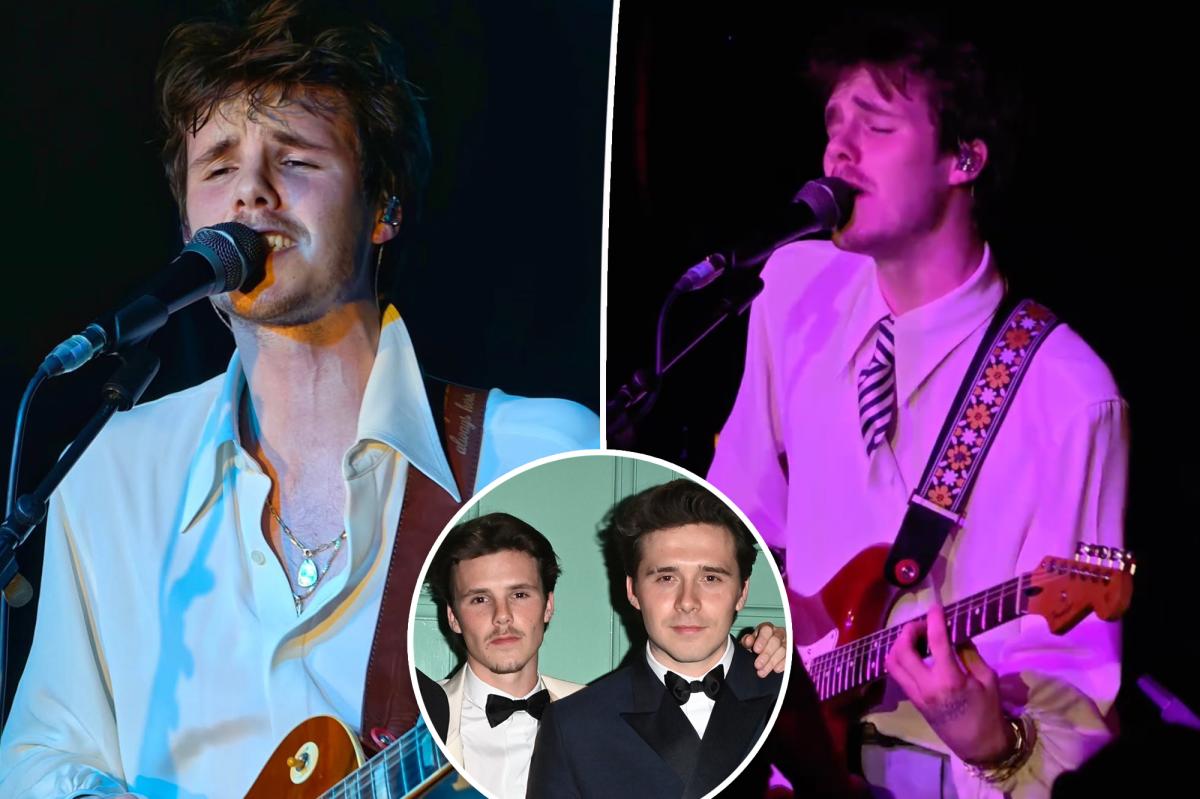 Tearful Cruz Beckham takes aim at 'loneliest' brother Brooklyn in new song