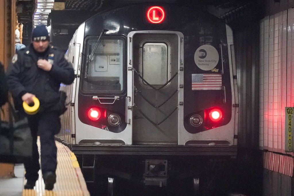 The 19-year-old victim was stabbed in the leg around 8:10 a.m. on board an uptown L train at the 1st Avenue and East 14th Station, police said.